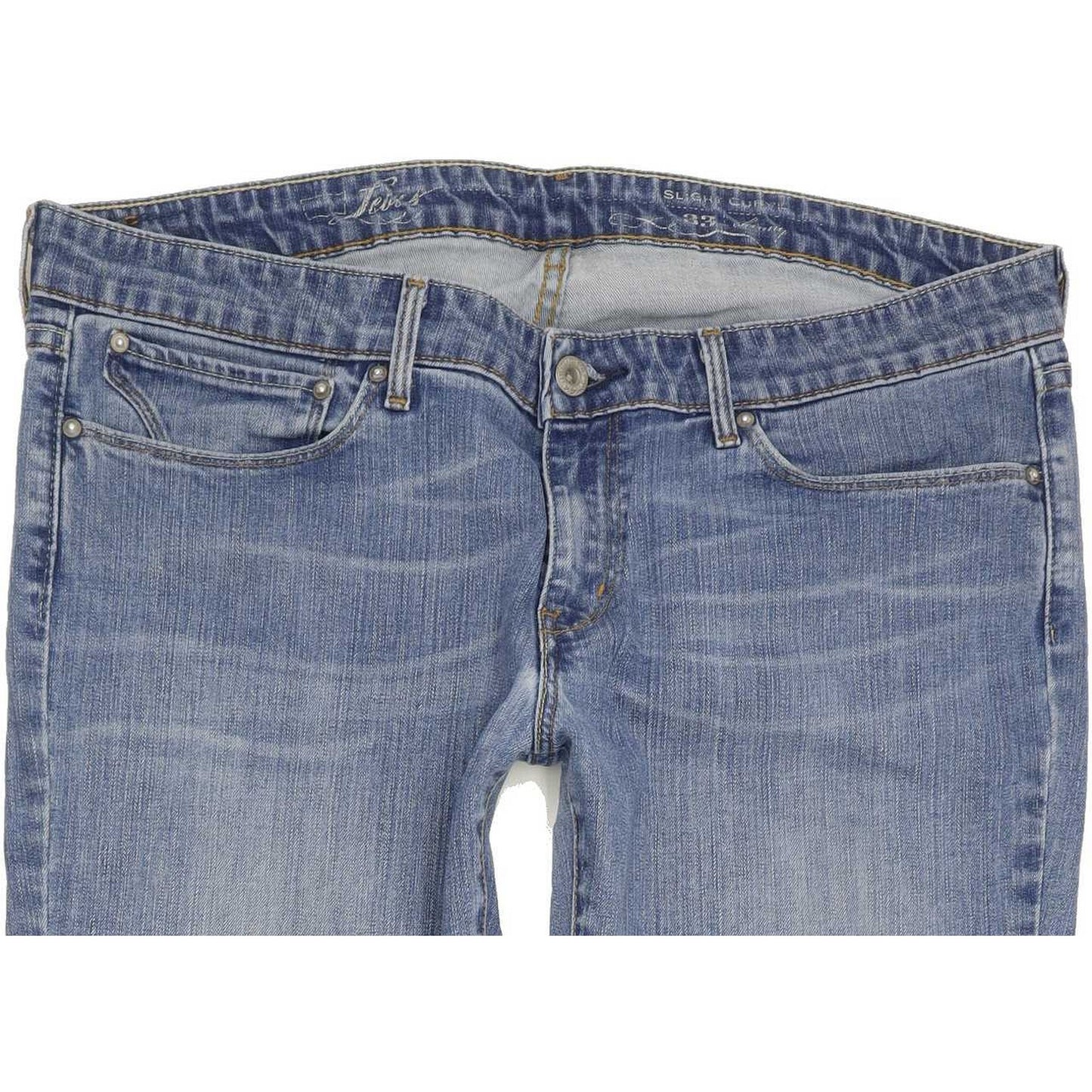 Levi's Slight Curve Women Blue Skinny Slim Jeans W33 L31