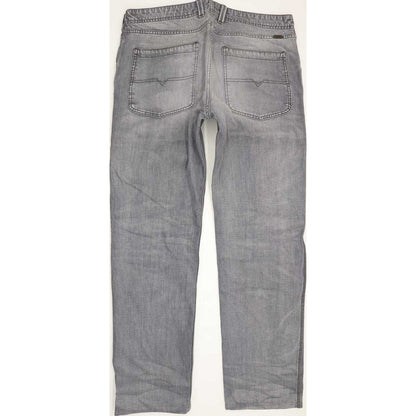 Diesel Fraceex 008QP Men Grey Straight Regular Jeans W36 L32