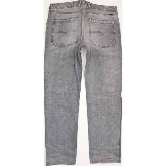 Diesel Fraceex 008QP Men Grey Straight Regular Jeans W36 L32