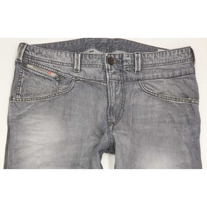 Diesel Fraceex 008QP Men Grey Straight Regular Jeans W36 L32