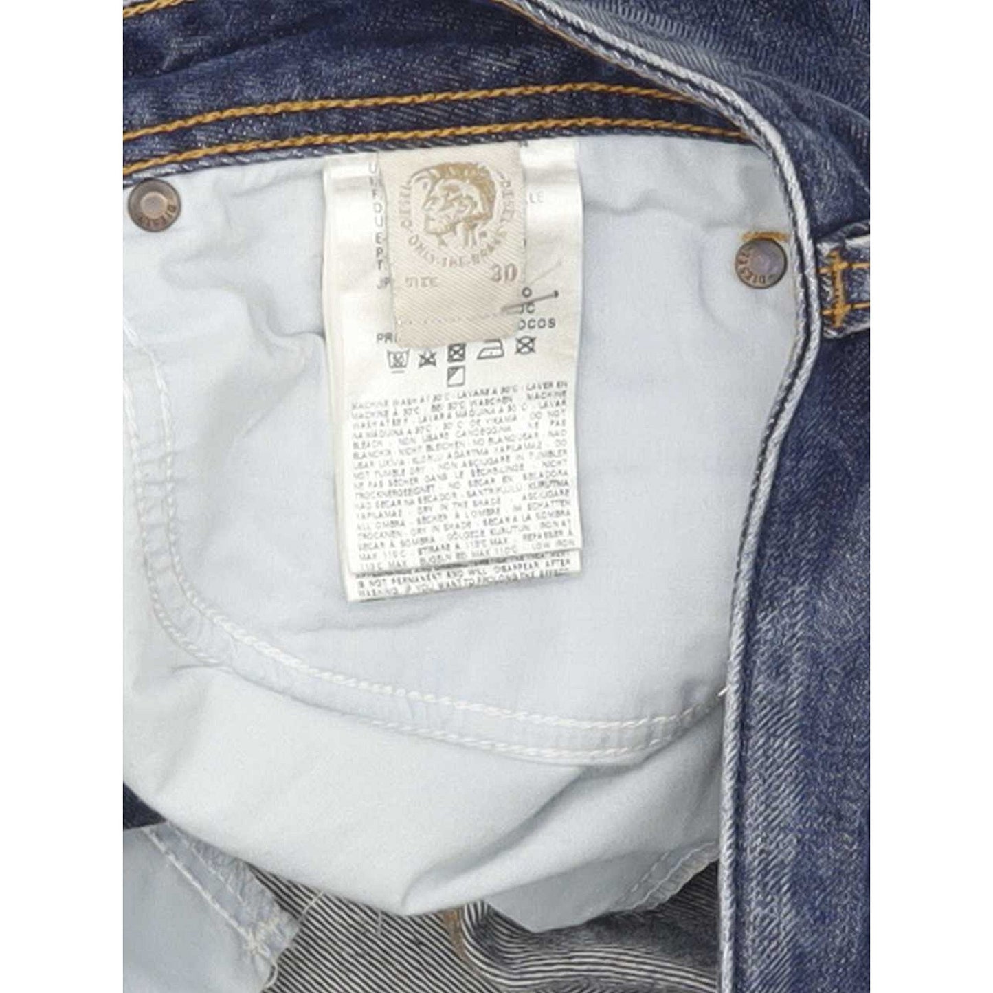 Diesel Safadoo 0817F Men Blue Straight Regular Jeans W31 L32