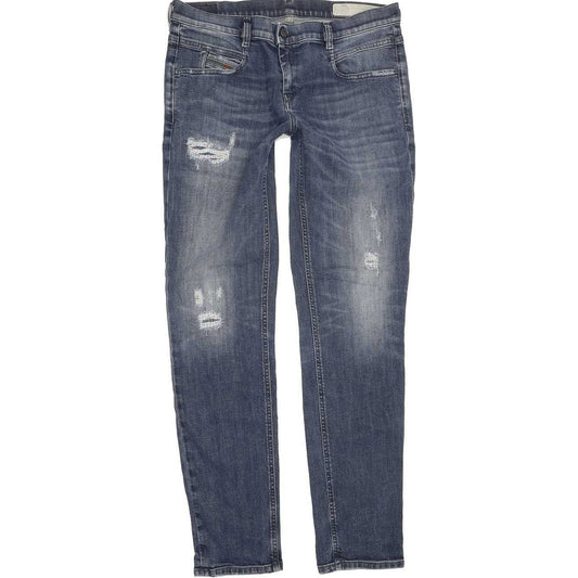 Diesel Belthy Women Blue Straight Slim Stretch Jeans W29 L30