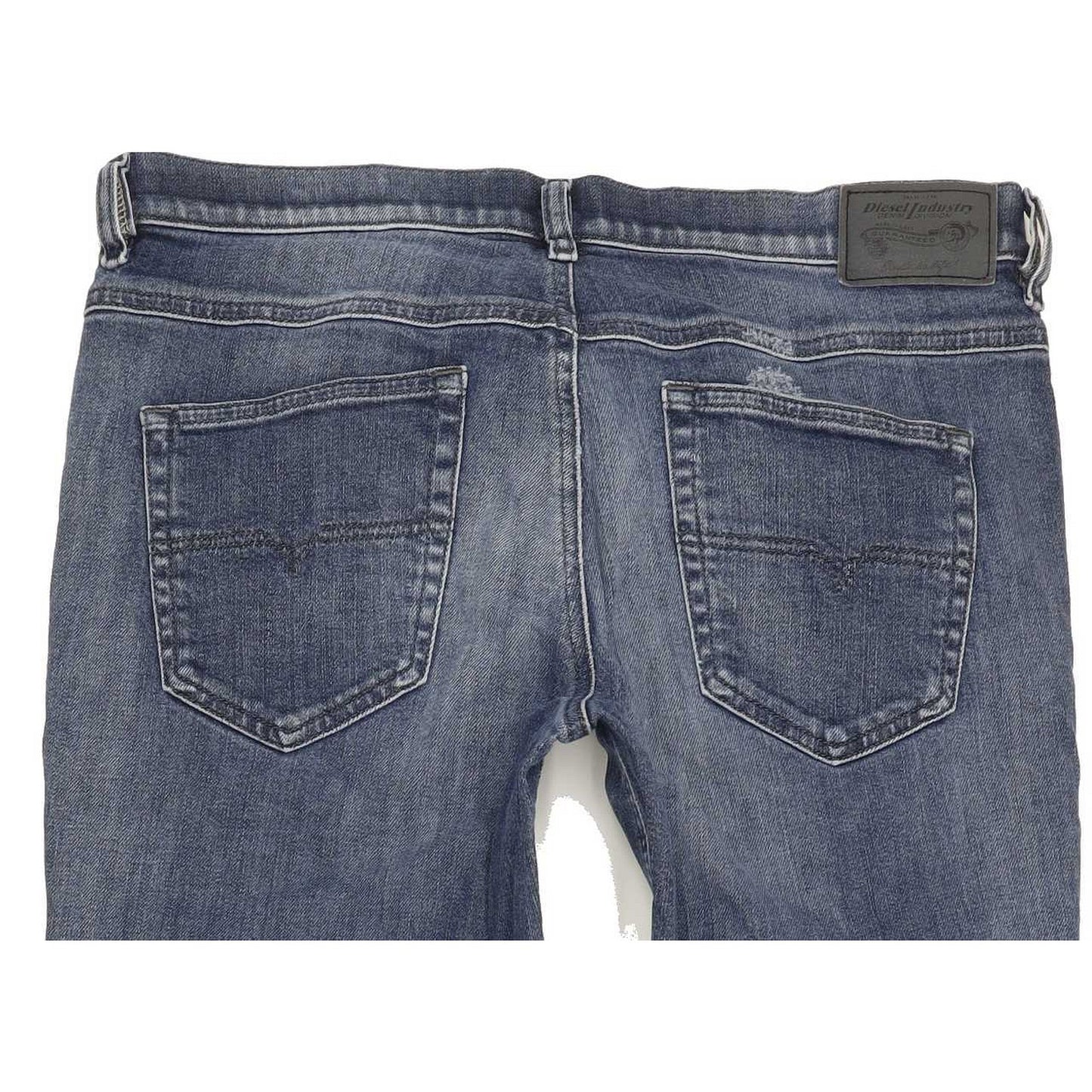Diesel Belthy Women Blue Straight Slim Stretch Jeans W29 L30