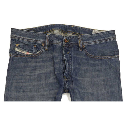 Diesel Waykee 0833M Men Blue Straight Regular Jeans W34 L26