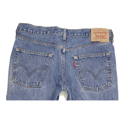Levi's 505 Men Blue Straight Regular Jeans W34 L27