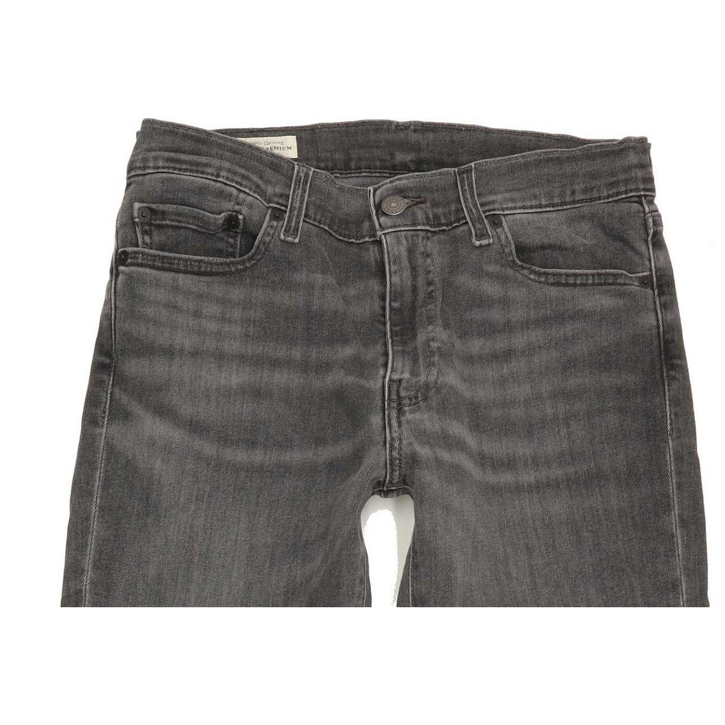 Levi's 511 Men Grey Straight Slim Stretch Jeans W30 L29