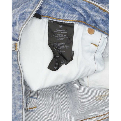 G-Star 3301 Men Blue Straight Regular Stretch Jeans W32 L31