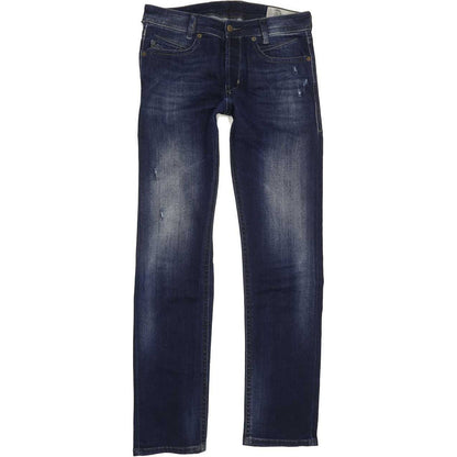 Diesel Akee 0860L Men Blue Tapered Slim Stretch Jeans W29 L31
