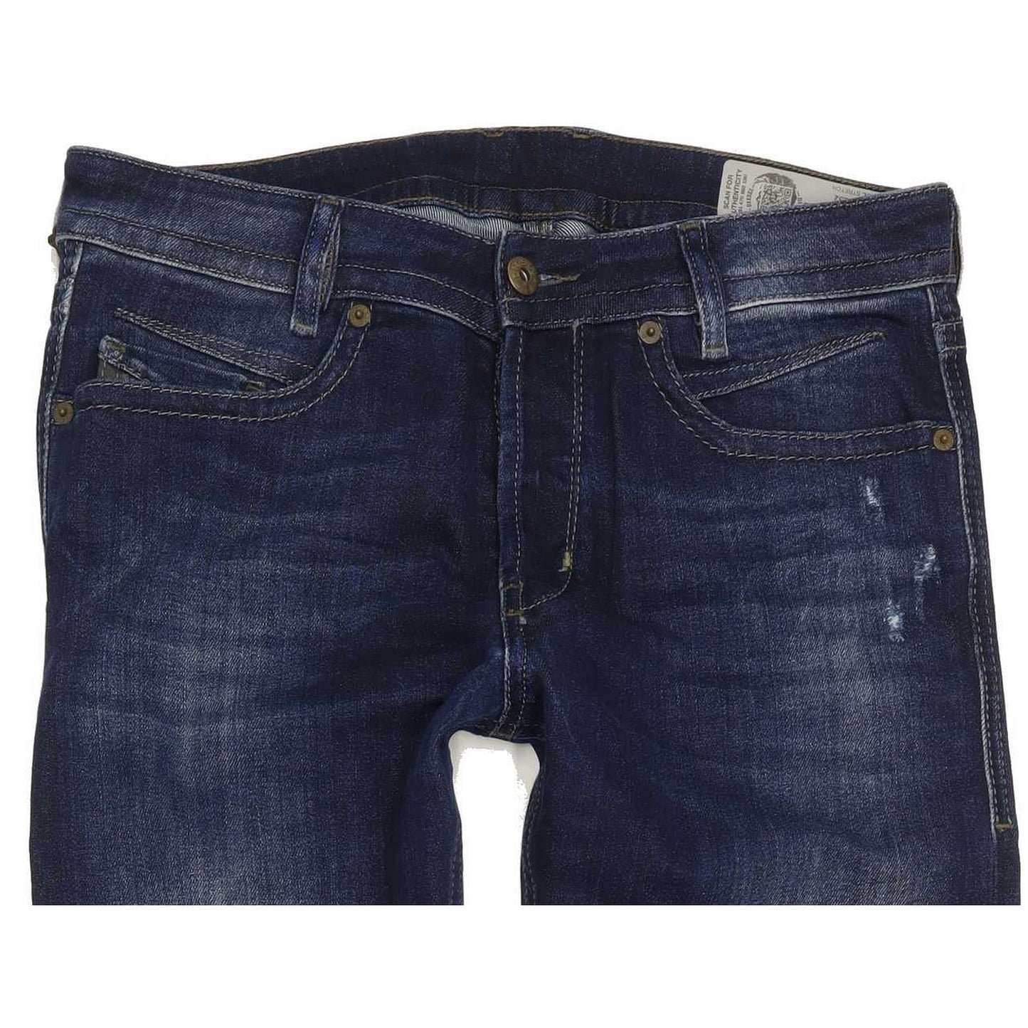 Diesel Akee 0860L Men Blue Tapered Slim Stretch Jeans W29 L31