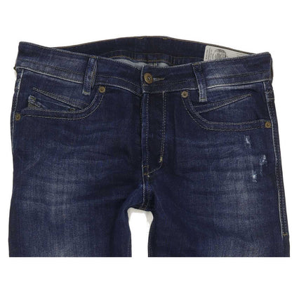 Diesel Akee 0860L Men Blue Tapered Slim Stretch Jeans W29 L31
