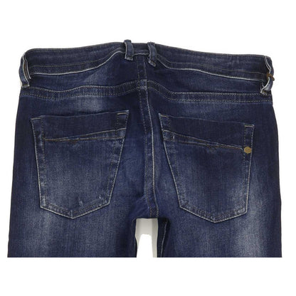 Diesel Akee 0860L Men Blue Tapered Slim Stretch Jeans W29 L31