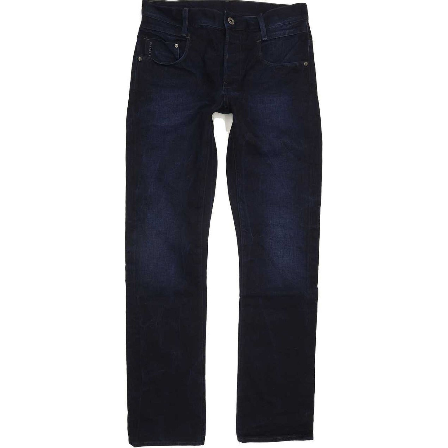 G-Star New Radar Men Navy Straight Slim Jeans W33 L33