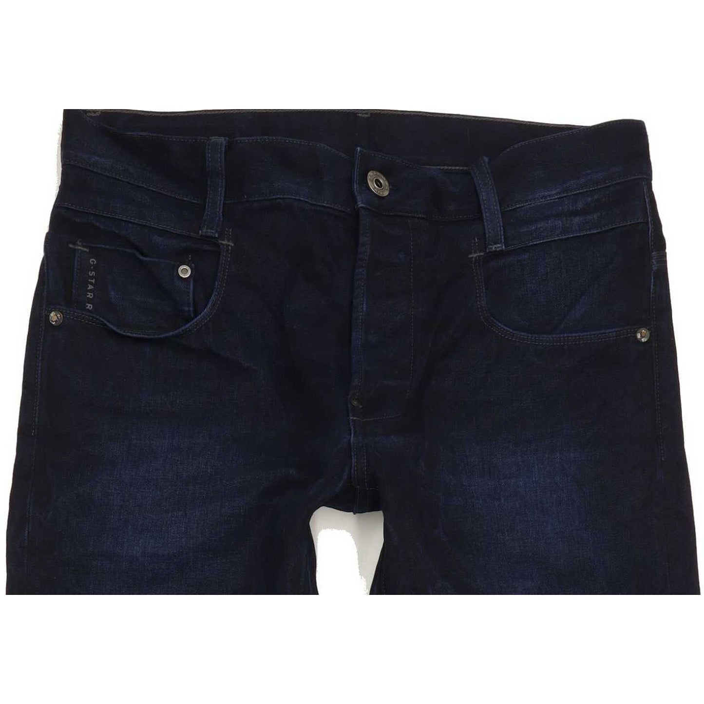 G-Star New Radar Men Navy Straight Slim Jeans W33 L33