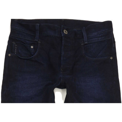 G-Star New Radar Men Navy Straight Slim Jeans W33 L33