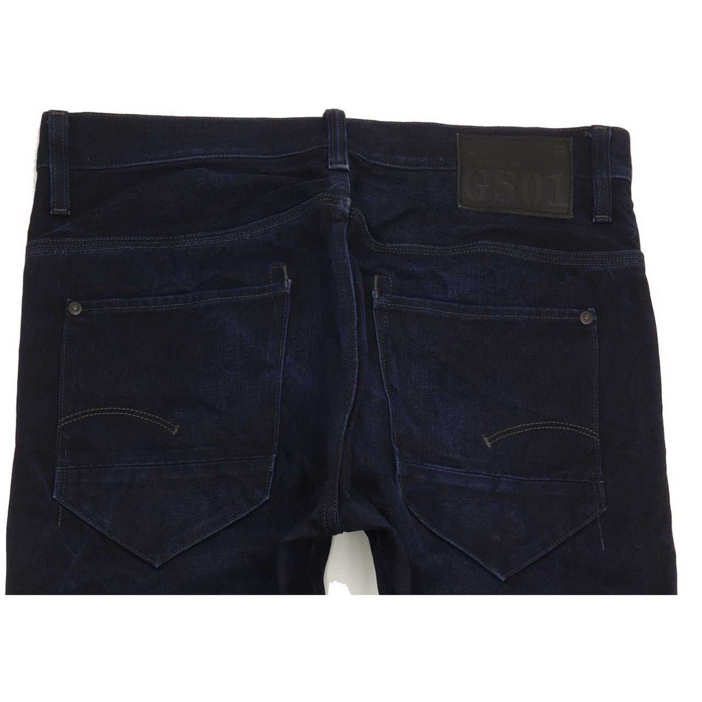 G-Star New Radar Men Navy Straight Slim Jeans W33 L33
