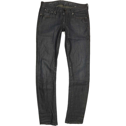 G-Star Women Navy Straight Slim Jeans W30 L32