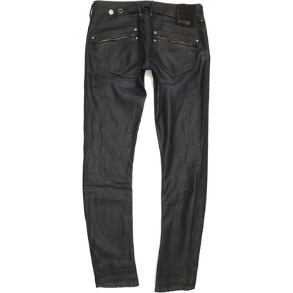 G-Star Women Navy Straight Slim Jeans W30 L32