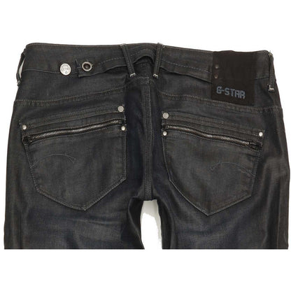 G-Star Women Navy Straight Slim Jeans W30 L32
