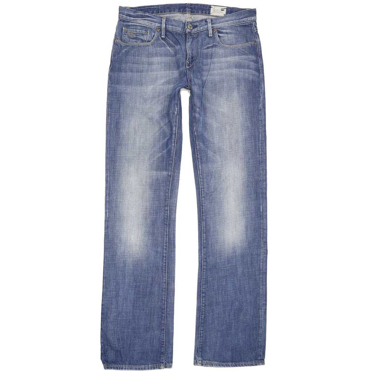 G-Star 3301 Correct Women Blue Straight Slim Jeans W29 L33