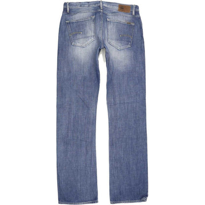 G-Star 3301 Correct Women Blue Straight Slim Jeans W29 L33