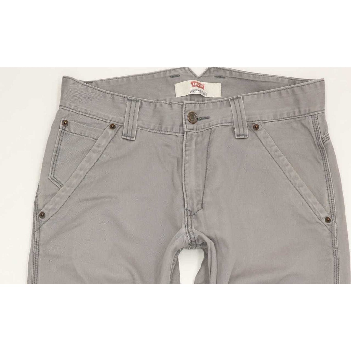 Levi's Men Grey Straight Regular Jeans W31 L32