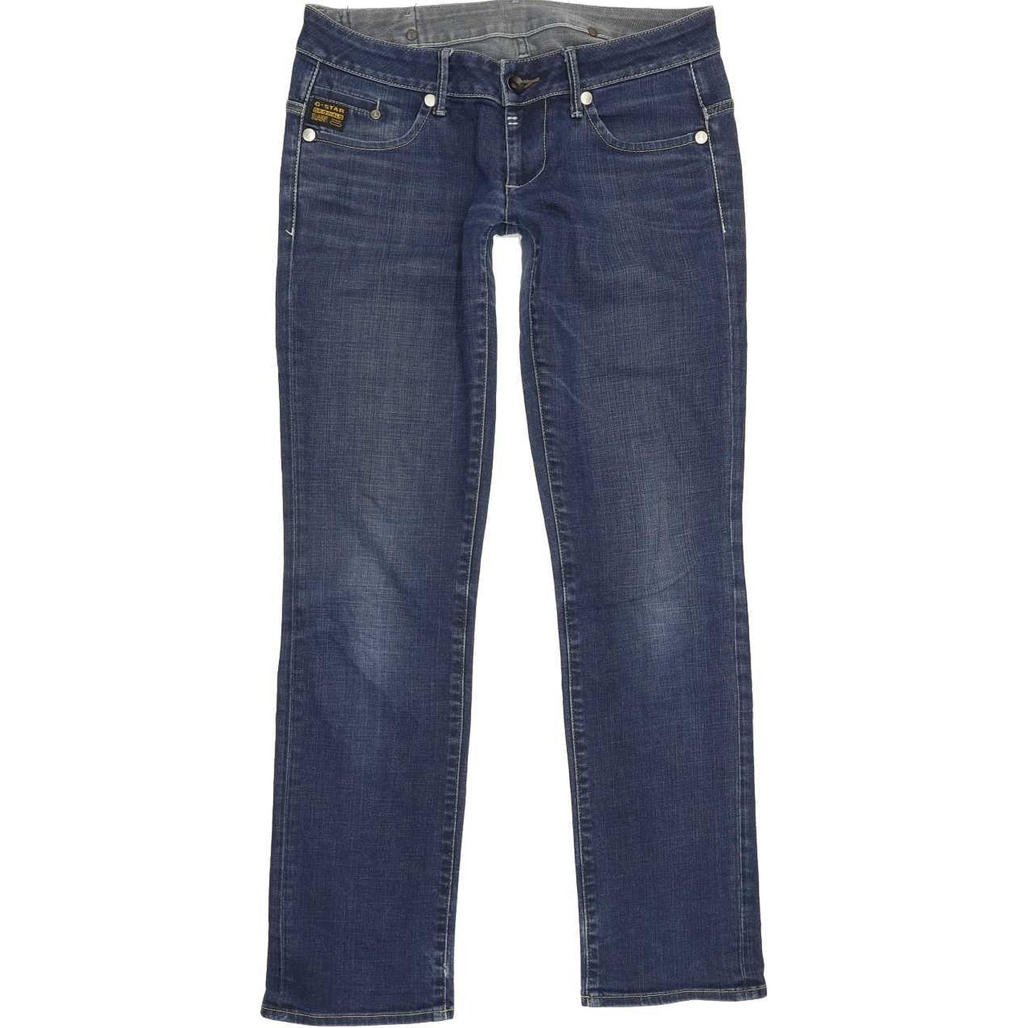 G-Star Midge Women Blue Straight Slim Stretch Jeans W30 L31