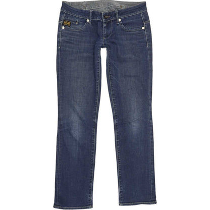 G-Star Midge Women Blue Straight Slim Stretch Jeans W30 L31