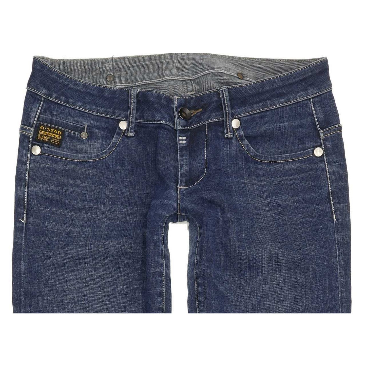 G-Star Midge Women Blue Straight Slim Stretch Jeans W30 L31