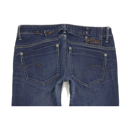 G-Star Midge Women Blue Straight Slim Stretch Jeans W30 L31