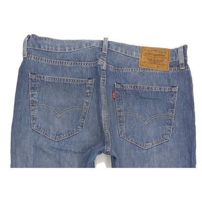 Levi's 512 Men Blue Tapered Slim Stretch Jeans W34 L31