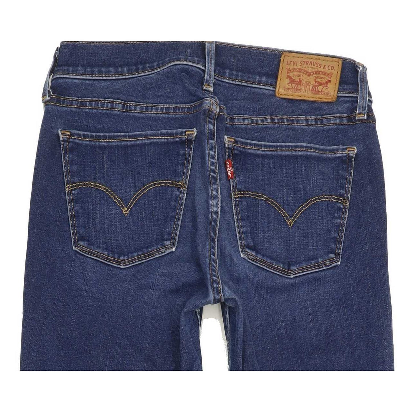 Levi's 710 Super Women Blue Skinny Slim Stretch Jeans W26 L29