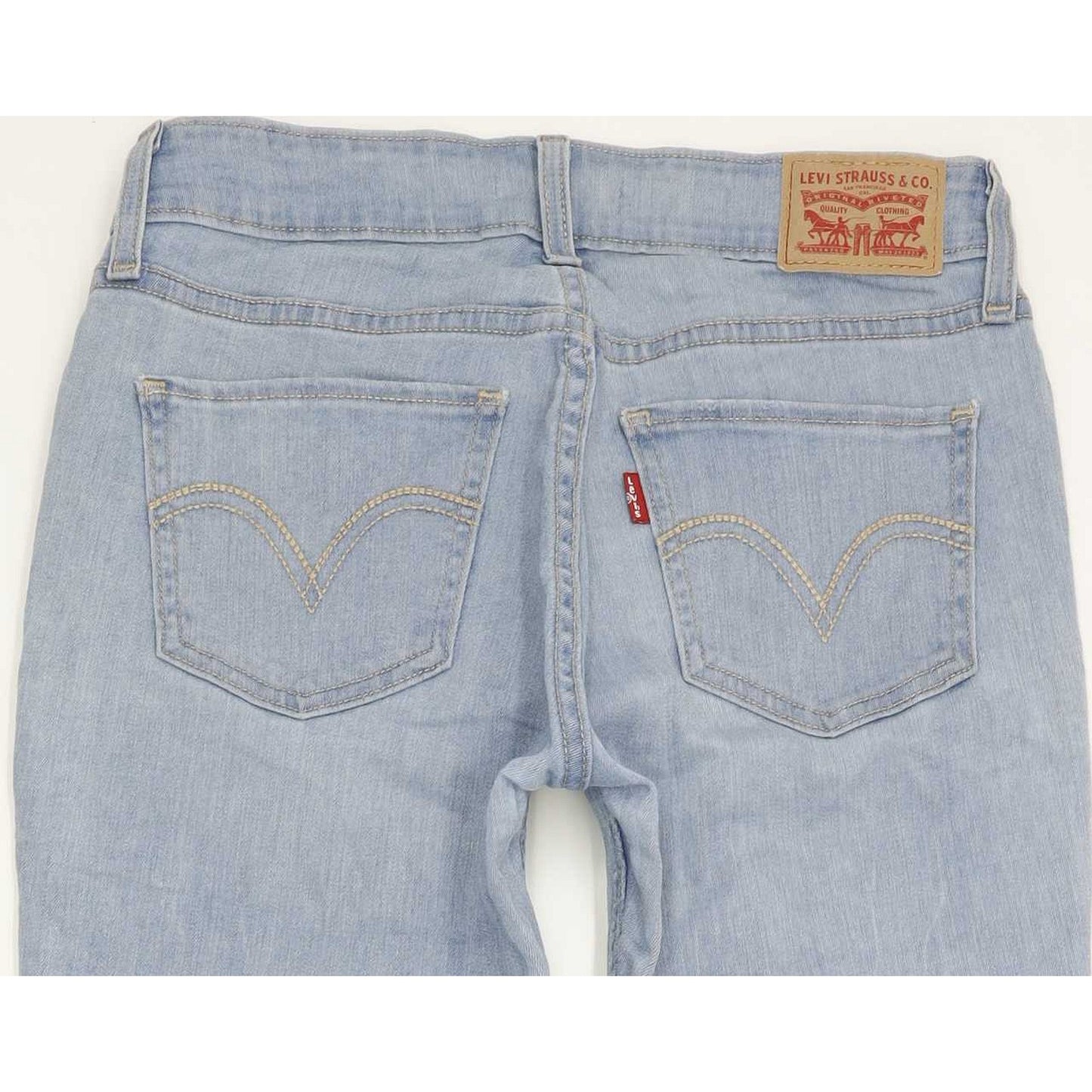 Levi's 535 Super Women Blue Skinny Slim Stretch Jeans W28 L30