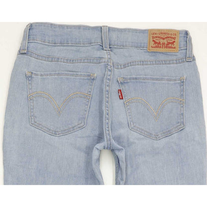 Levi's 535 Super Women Blue Skinny Slim Stretch Jeans W28 L30