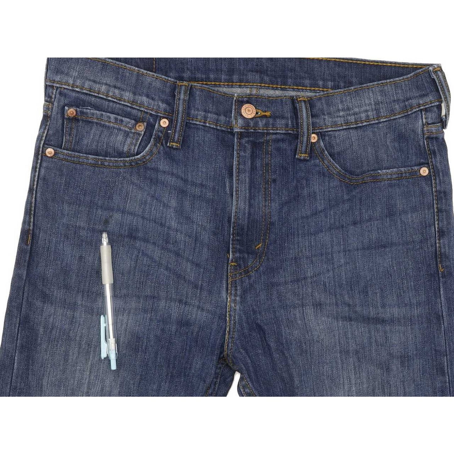 Levi's 510 Men Blue Straight Slim Stretch Jeans W32 L28