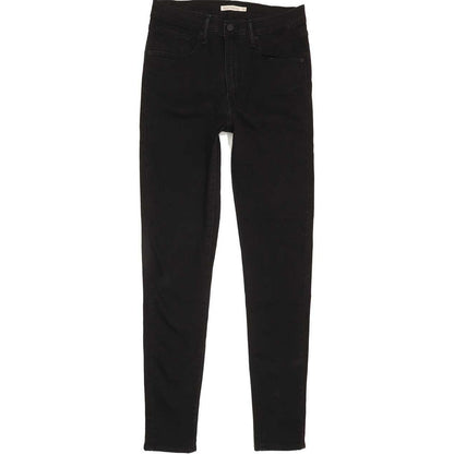 Levi's Mile High Rise Black Skinny Stretch Jeans High Waisted W30 L31