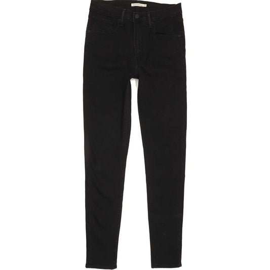 Levi's Mile High Rise Black Skinny Stretch Jeans High Waisted W30 L31