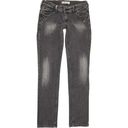 Levi's 571 Women Grey Straight Slim Stretch Jeans W28 L31