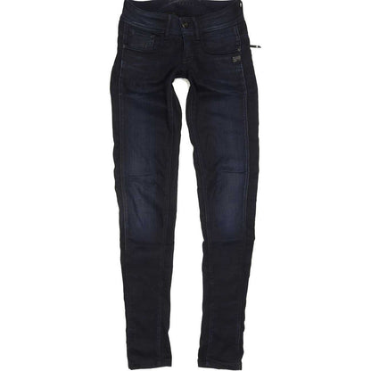 G-Star Midge Cody Women Navy Skinny Slim Stretch Jeans W26 L34