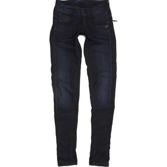 G-Star Midge Cody Women Navy Skinny Slim Stretch Jeans W26 L34
