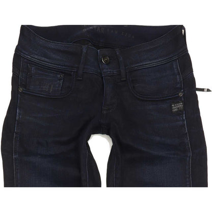 G-Star Midge Cody Women Navy Skinny Slim Stretch Jeans W26 L34