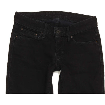Levi's Women Black Skinny Slim Stretch Jeans W24 L29