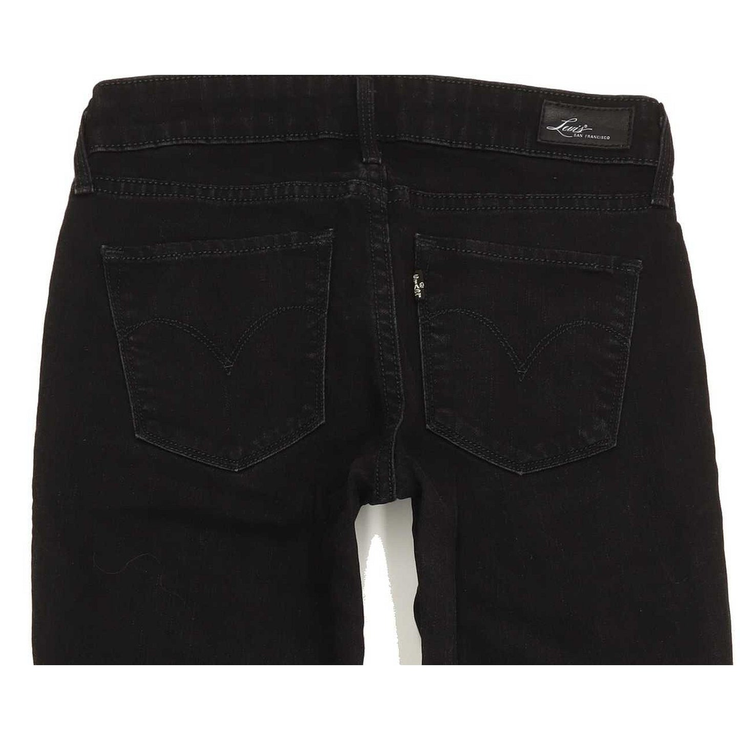 Levi's Women Black Skinny Slim Stretch Jeans W24 L29