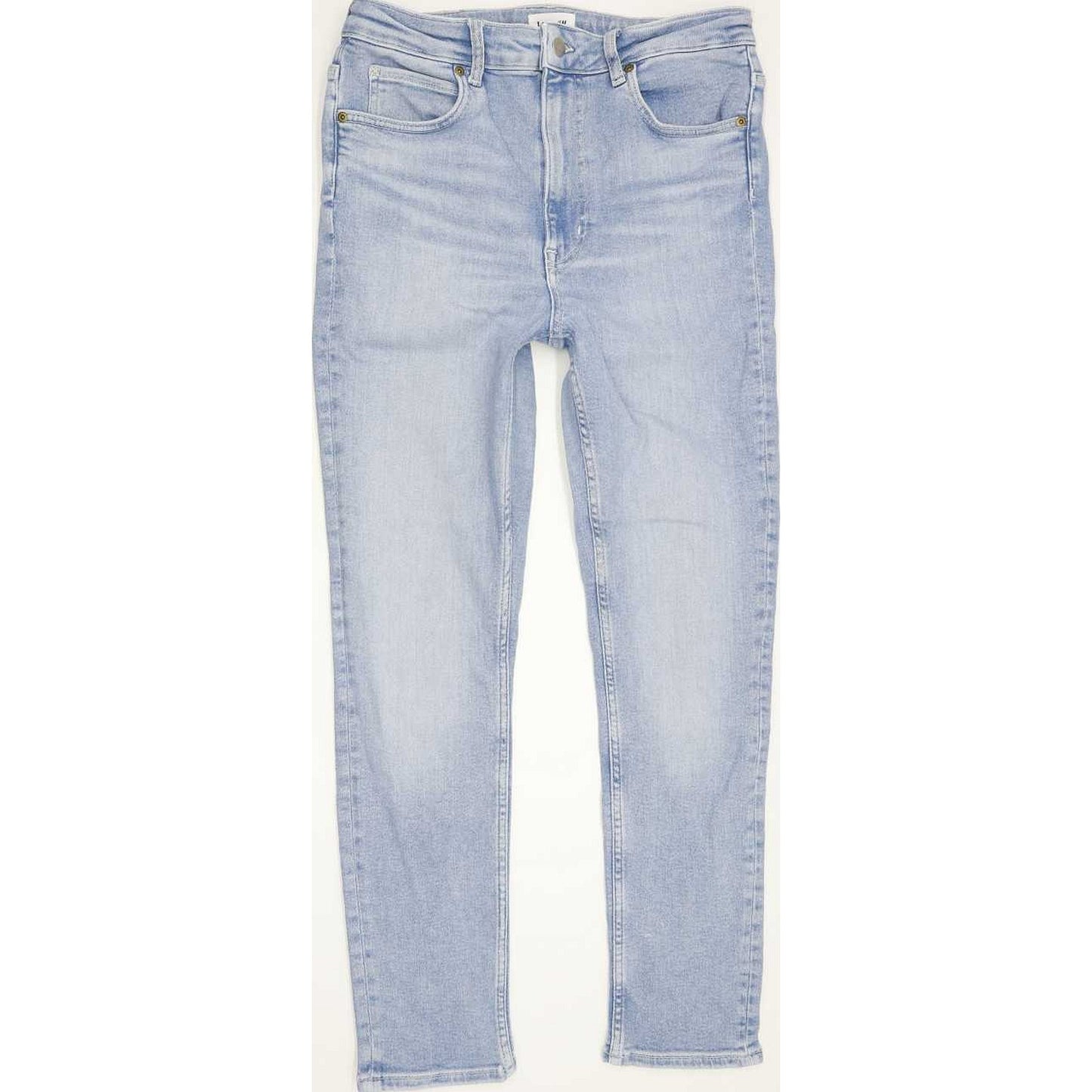 Lee High Rise Blue Straight Stretch Jeans High Waisted W30 L28