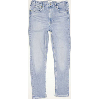 Lee High Rise Blue Straight Stretch Jeans High Waisted W30 L28