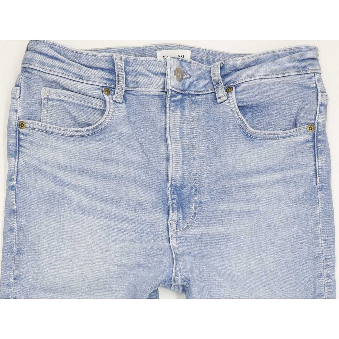 Lee High Rise Blue Straight Stretch Jeans High Waisted W30 L28