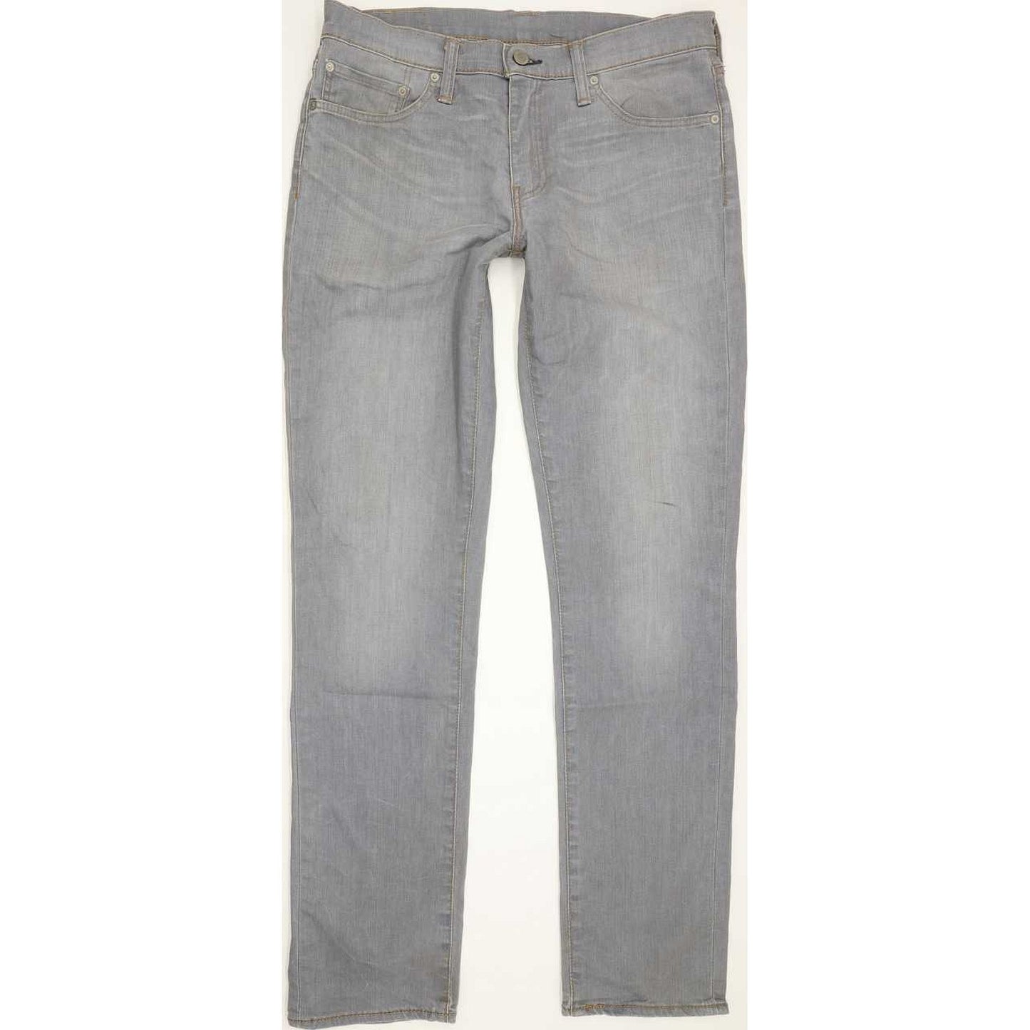 Levi's 511 Men Grey Straight Slim Stretch Jeans W33 L33