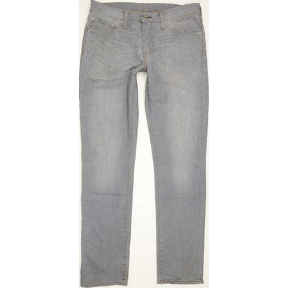 Levi's 511 Men Grey Straight Slim Stretch Jeans W33 L33