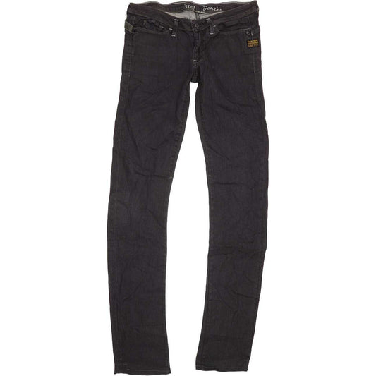 G-Star Micro Midge Women Blue Skinny Slim Stretch Jeans W28 L35