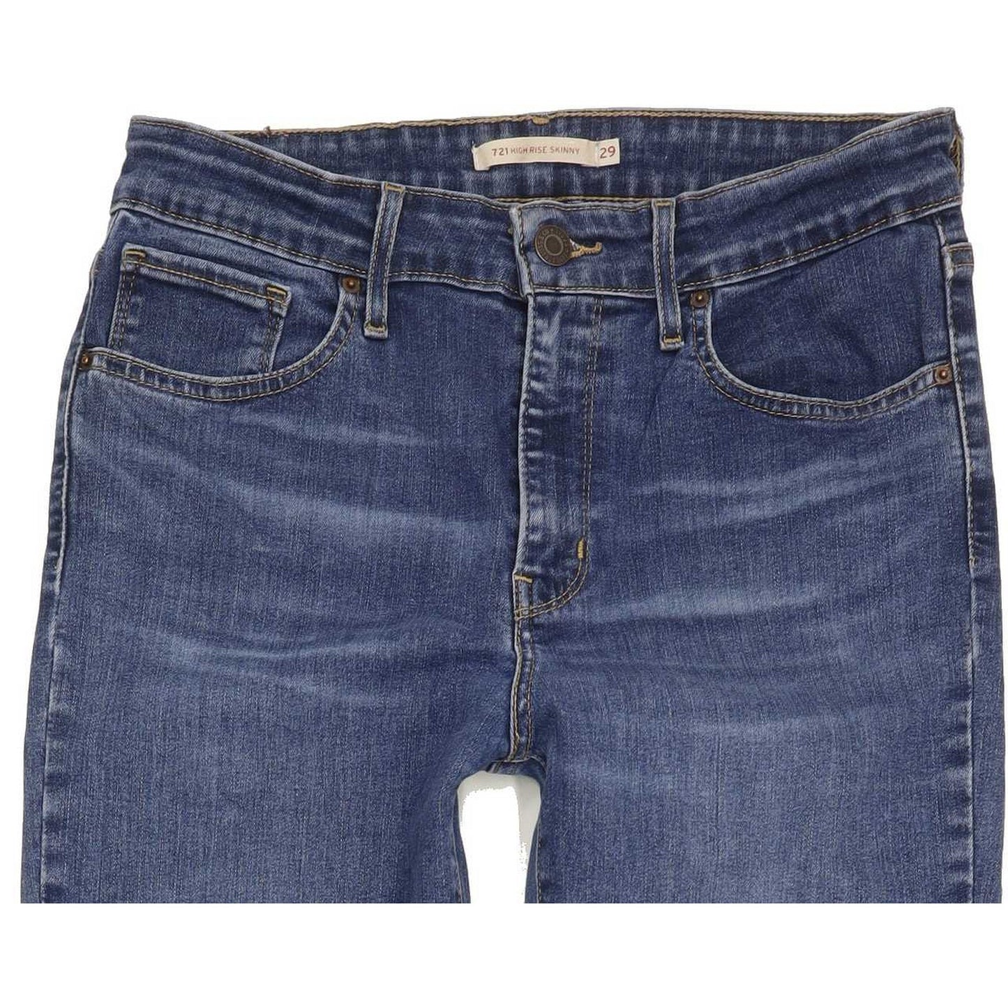 Levi's 721 High Rise Women Blue Skinny Stretch Jeans W29 L32