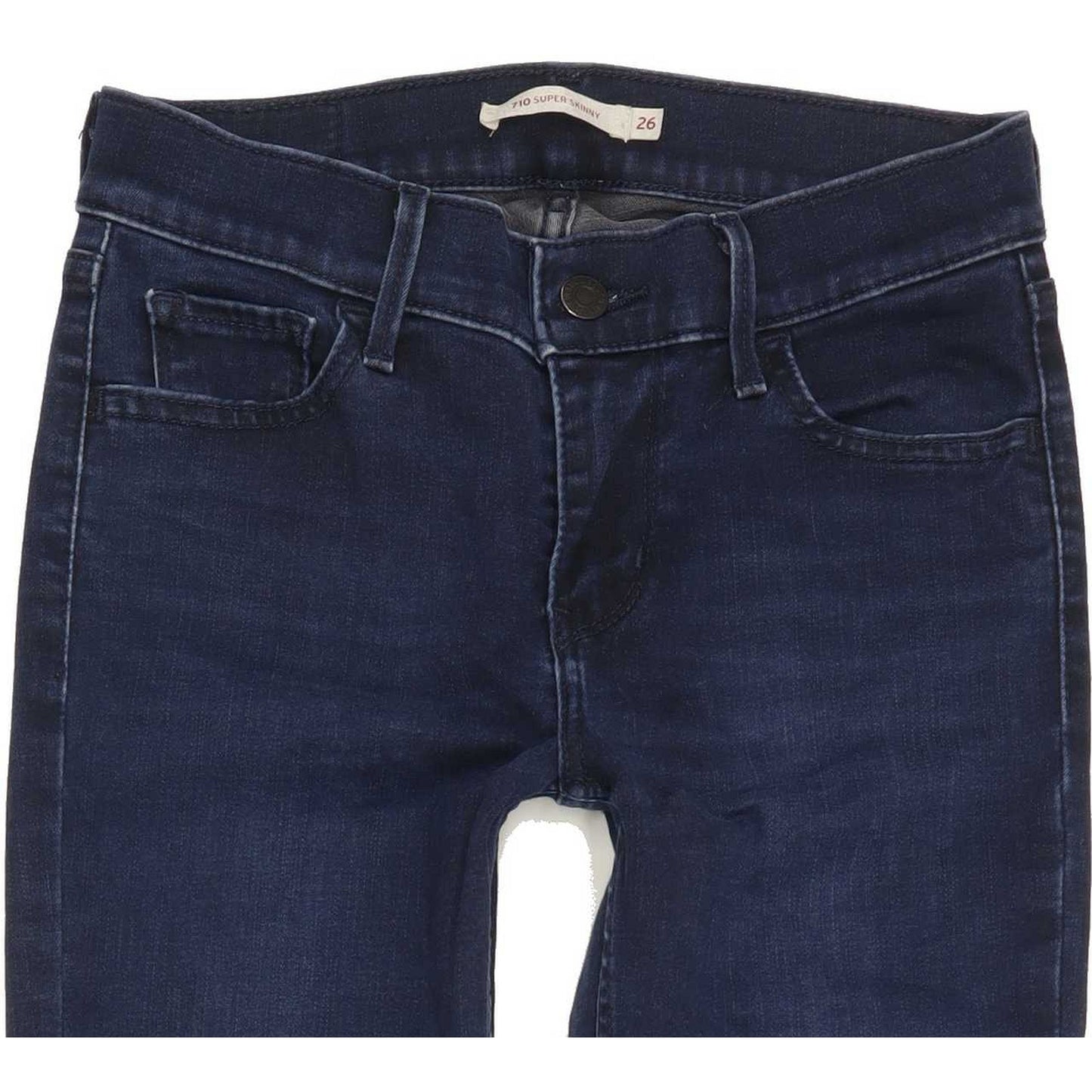 Levi's 710 Super Women Blue Skinny Slim Stretch Jeans W26 L30